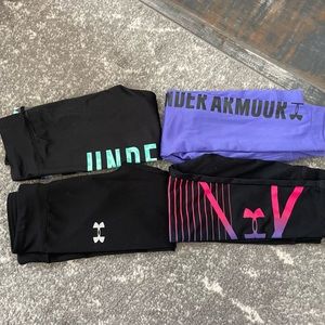 Under Armour Girl’s Set of 4 Pants. Size 3T.